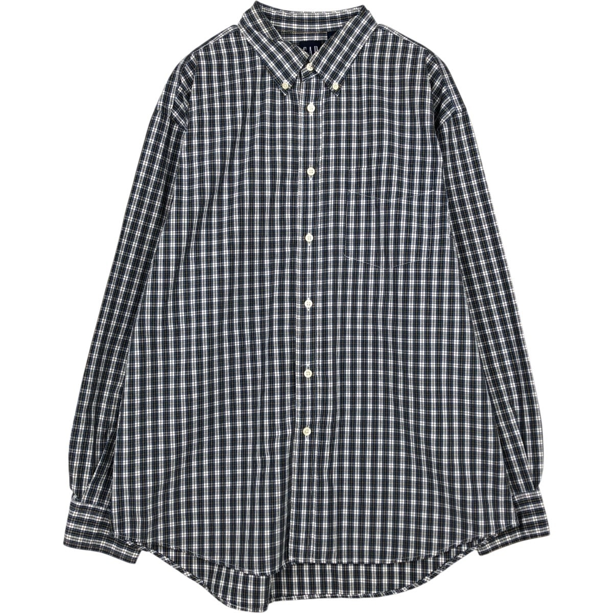 古着 90年代 ギャップ GAP オールドギャップ 長袖 ボタンダウンチェックシャツ メンズL相当 ヴィンテージ/eaa676490