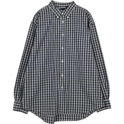 古着 90年代 ギャップ GAP オールドギャップ 長袖 ボタンダウンチェックシャツ メンズL相当 ヴィンテージ/eaa676490