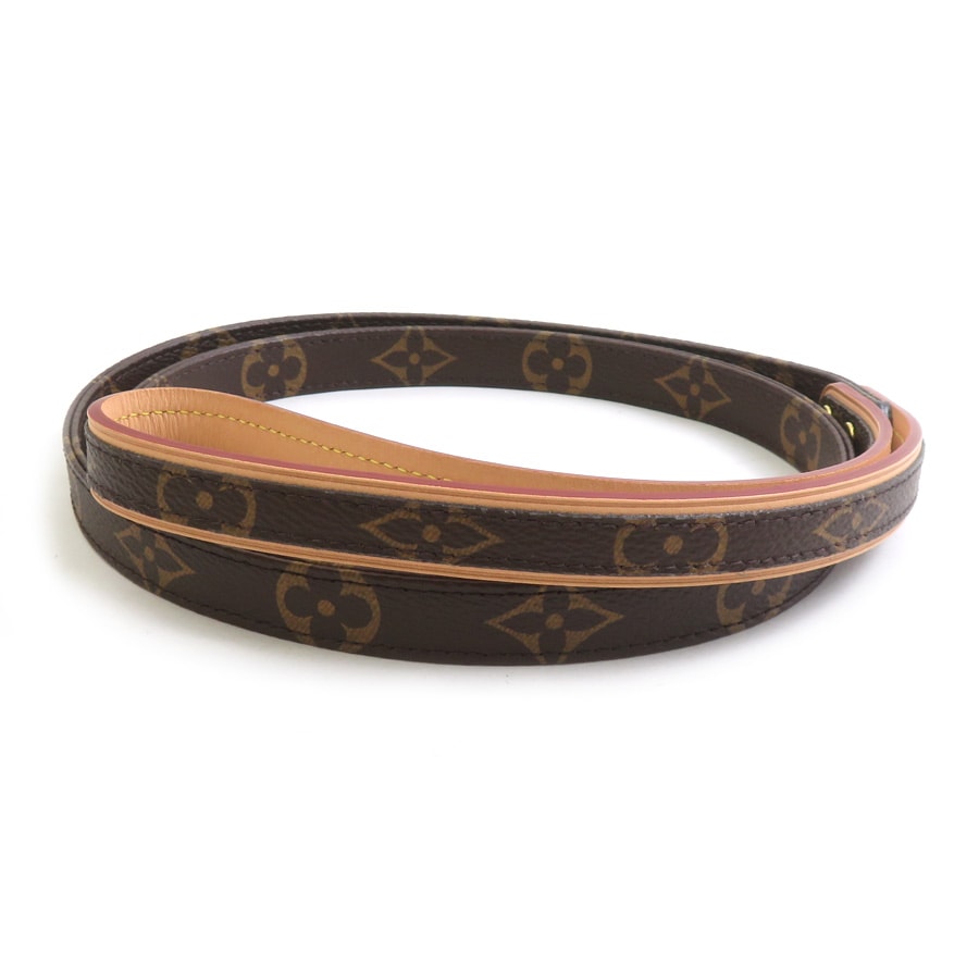 ルイ ヴィトン LOUIS VUITTON ドッグリード モノグラム ドッグ リーシュ モノグラムキャンバス ブラウン ゴールド ユニセックス M80338【中古】 e62386a