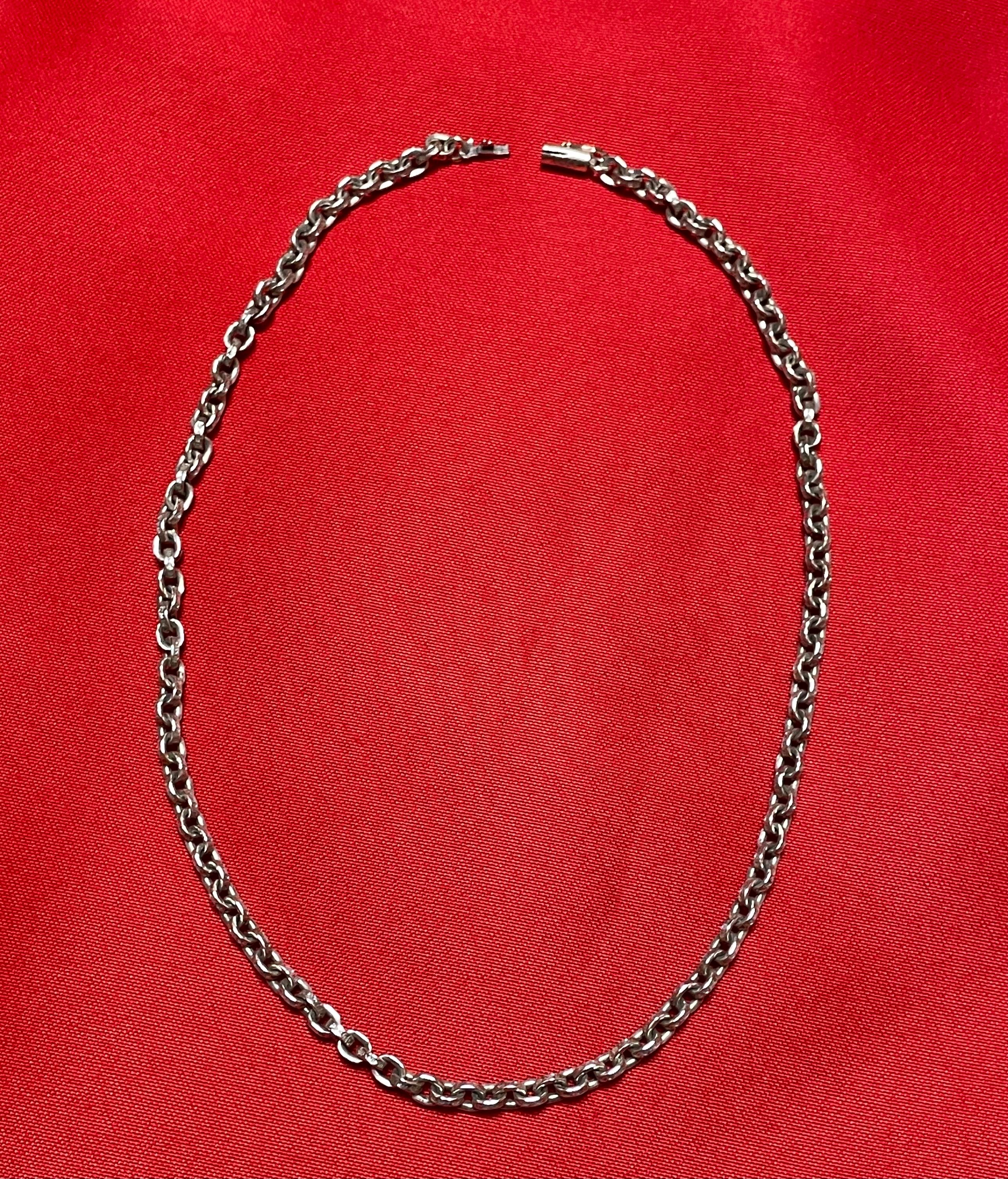 Chrome Hearts Paper Chain Necklace 50cm (20inch) "Silver"