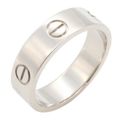 カルティエ CARTIER ラブリング リング・指輪 ジュエリー K18WG(ホワイトゴールド) メンズ レディース シルバー系 B4084700 【中古】