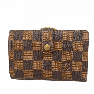 ★SALE【6cd5170】ルイヴィトン 財布 ダミエ ポルトモネビエヴィエノワ N61664 エベヌ【中古】レディース