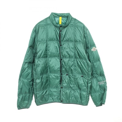 モンクレール MONCLER MONCLER GENIUS 7 FRAGMENT HIROSHI FUJIWARA ダウンジャケット 衣料品 アウター ナイロン メンズ グリーン系 1A00006M611484L4 【中古】