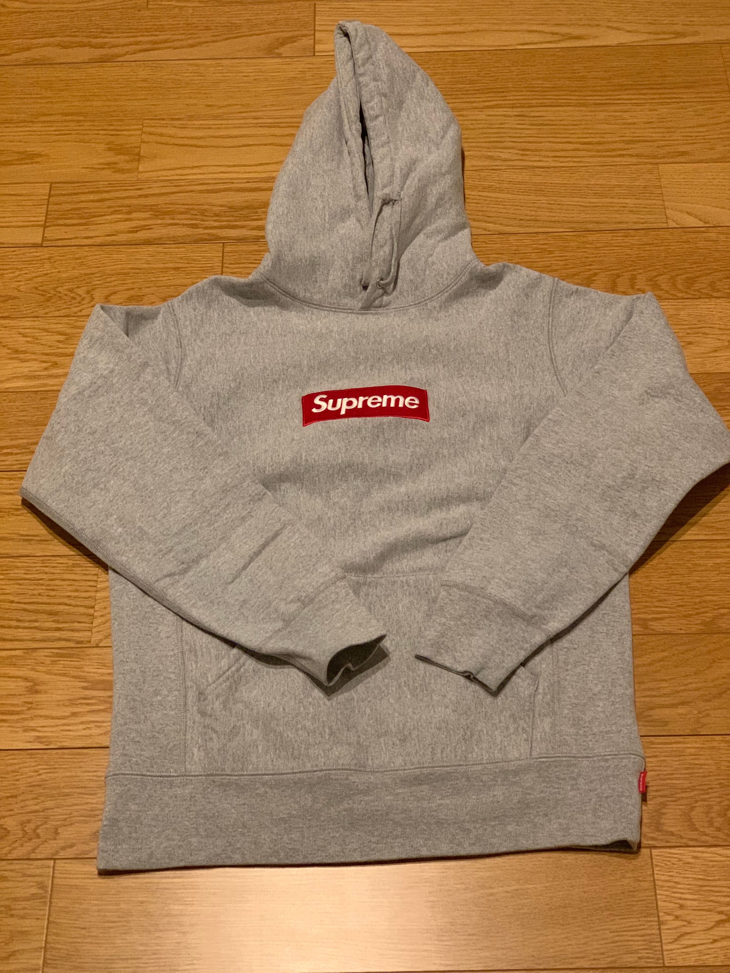 Supreme Box Logo Hooded Sweatshirt "Grey" (14FW)