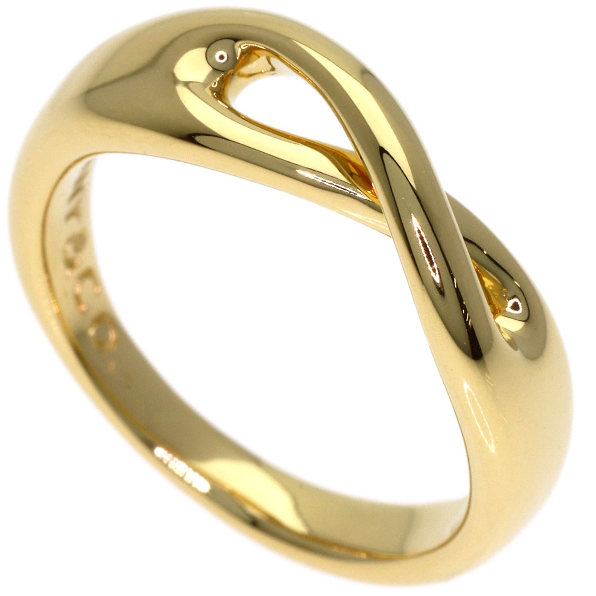 TIFFANY&Co. ティファニー インフィニティ リング・指輪 K18YG レディース [中古]