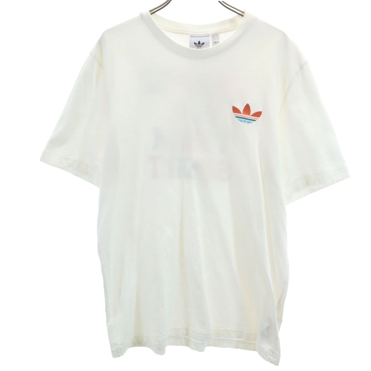 adidas Originals アディダスオリジナルス トレフォイルロゴ 半袖 Tシャツ L ホワイト