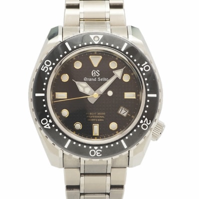 ★最終価格★SALE【6wcd0279】セイコー グランドセイコー SBGH255/9S85-01A0 黒文字盤【中古】腕時計 メンズ