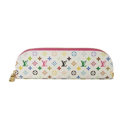 LOUIS VUITTON ルイ・ヴィトン LV×TM ペンシルポーチ・シャーロット 村上隆 LVロゴ フラワー ブロン ホワイト 未使用 モノグラム マルチカラー ピンク ペンケース GI1303