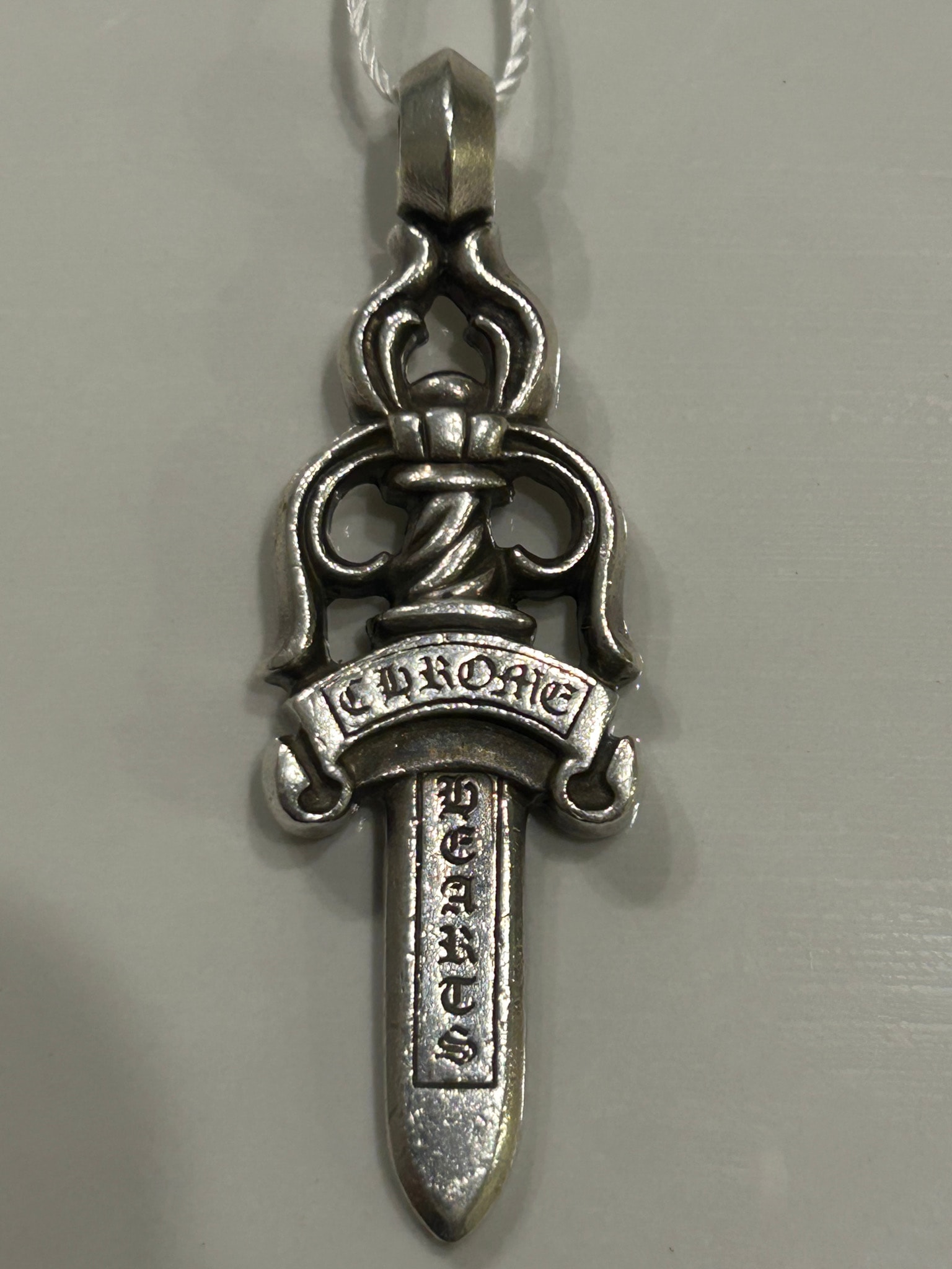 Chrome Hearts Large Dagger Pendant "Silver"