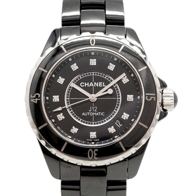 ★最終価格★SALE【6wdb0102】シャネル J12 H1626 黒文字盤【中古】腕時計 メンズ