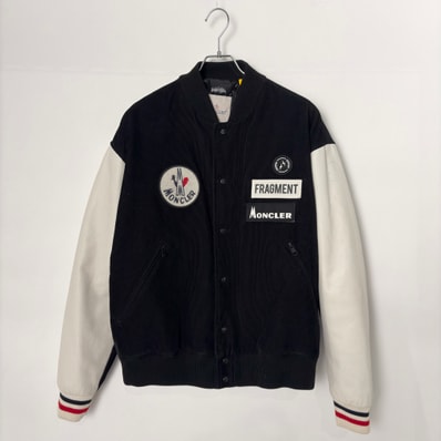 MONCLER 18AW ×fragment design SVEN stadium jacket Black