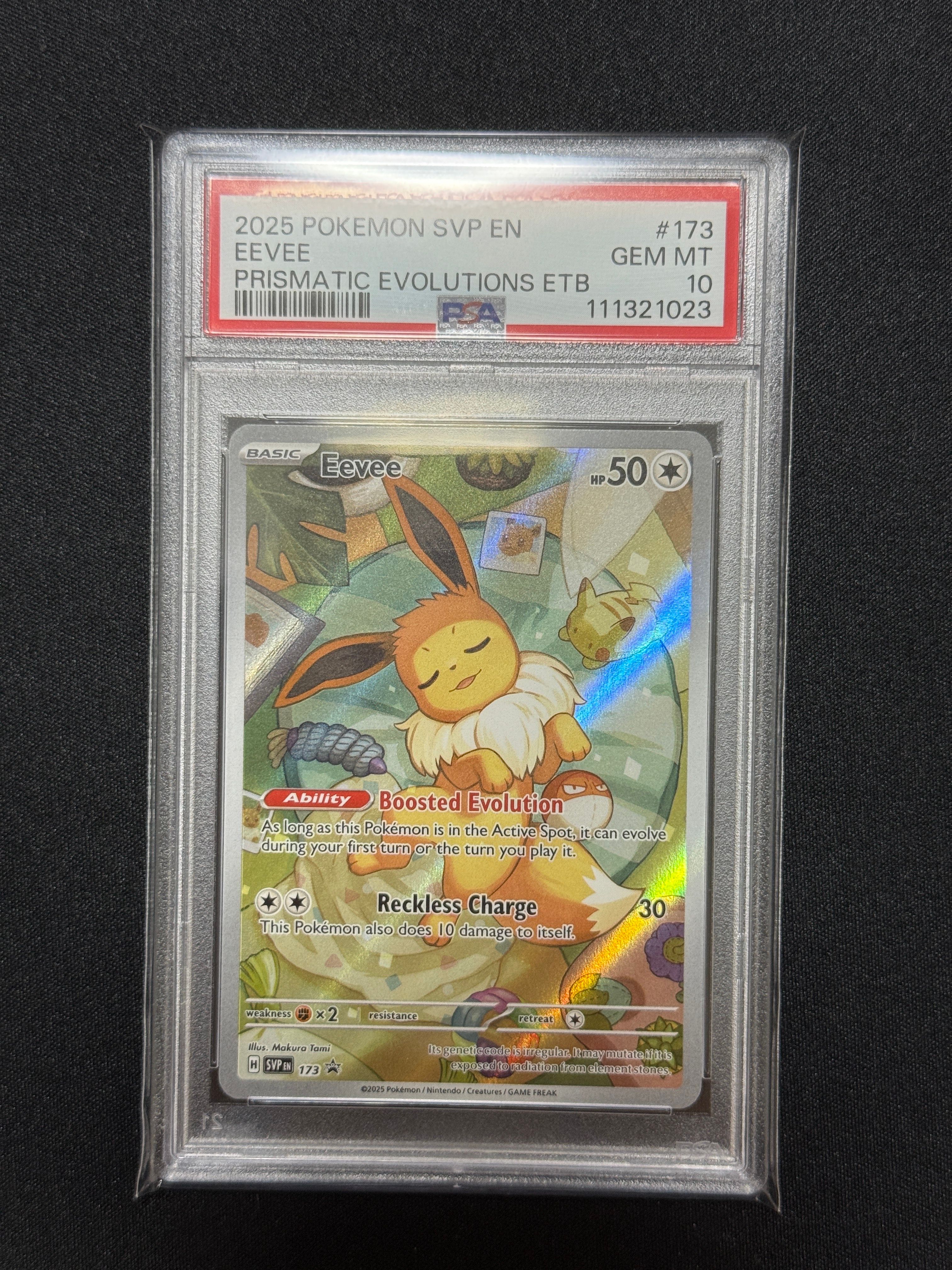 イーブイ P [SVP EN 173]【英語版】(スカーレット&バイオレット「プリズマティックエボリューションズ エリートトレーナボックス」)