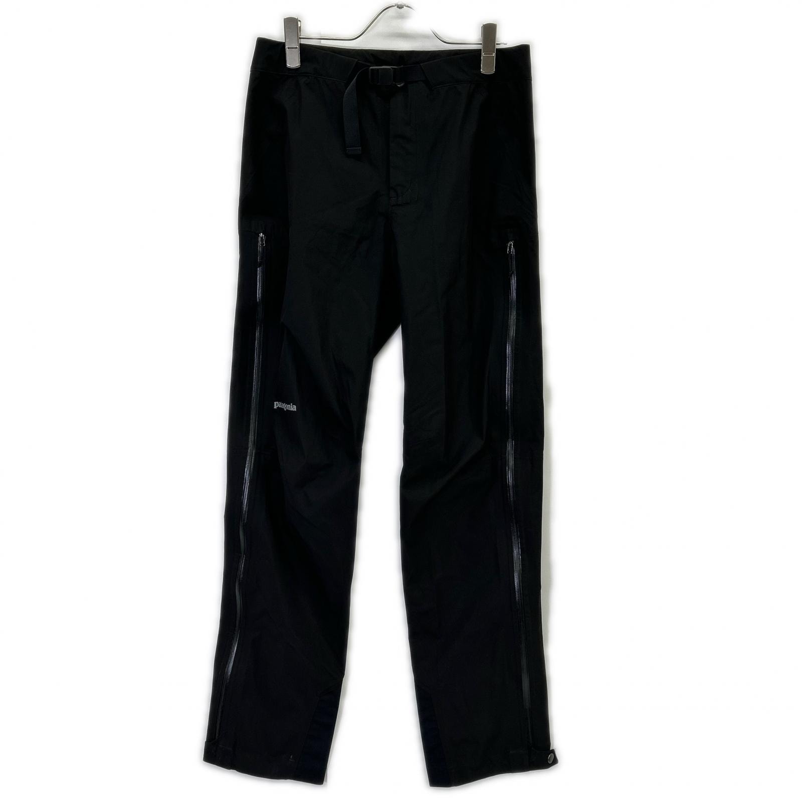 パタゴニア 20年製 85010 ブラック ナイロン GORE-TEX カルサイト ロングパンツ S