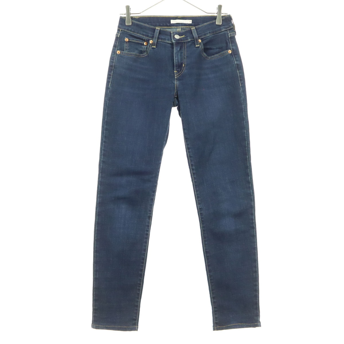 Levi's リーバイス ストレッチ スキニーデニムパンツ w24 インディゴ BORROWED FROM BOYS