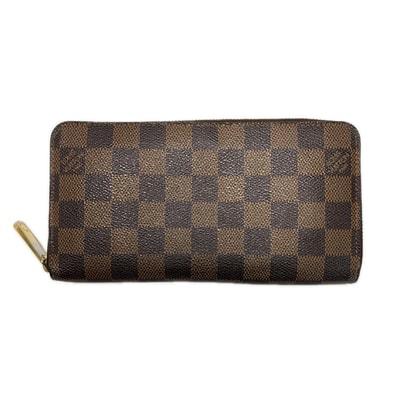 LOUIS VUITTON ルイヴィトン ダミエ ジッピーウォレット ラウンドファスナー N41661 エベヌ 長財布