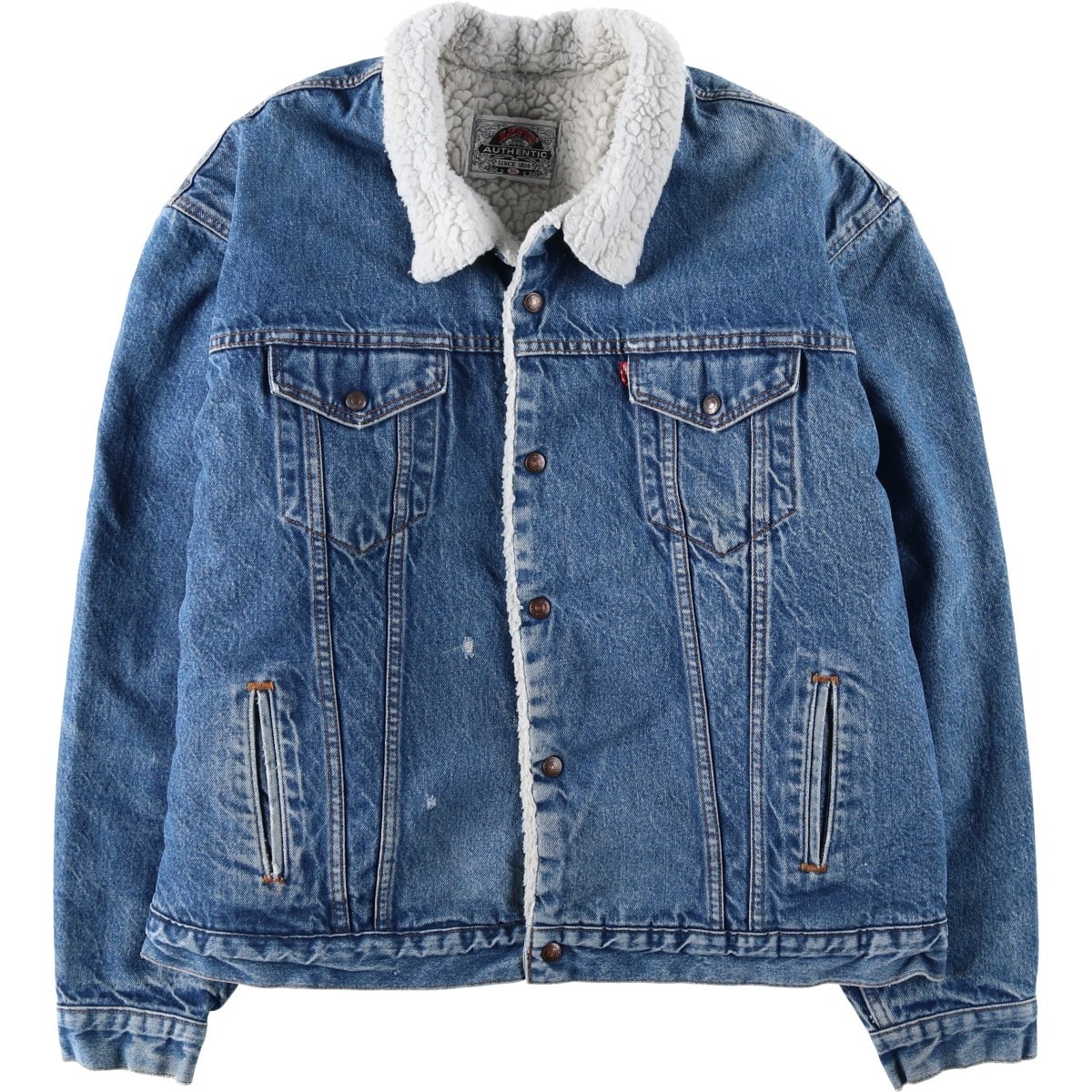 古着 90年代 リーバイス Levi's 71608-0216 中綿入り デニムボアジャケット USA製 メンズXXL相当/eaa632478