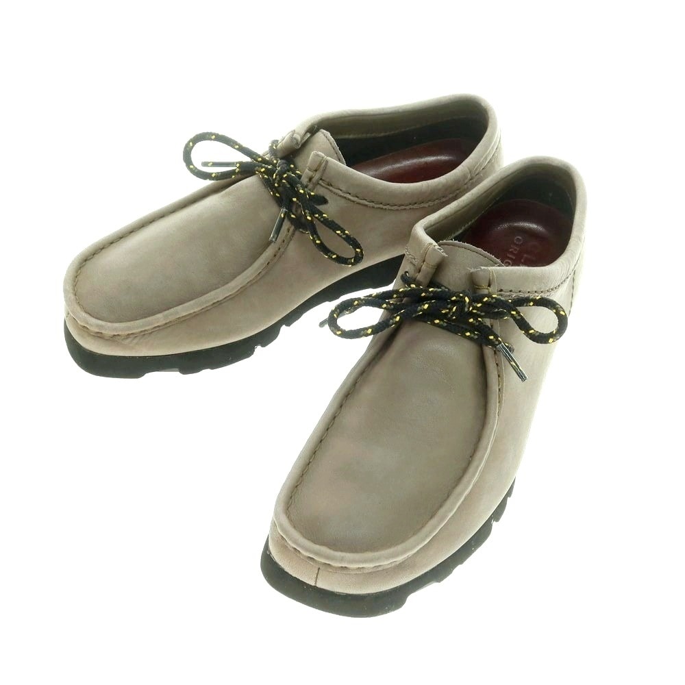 【中古】クラークス Clarks Wallabee GTX ゴアテックス ワラビーシューズ カーキ系【サイズ6 1/2】【メンズ】
