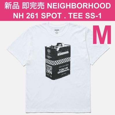 新品 Mサイズ WHITE NEIGHBORHOOD NH 261 SPOT. TEE SS-1 ネイバーフッド Tシャツ ホワイト