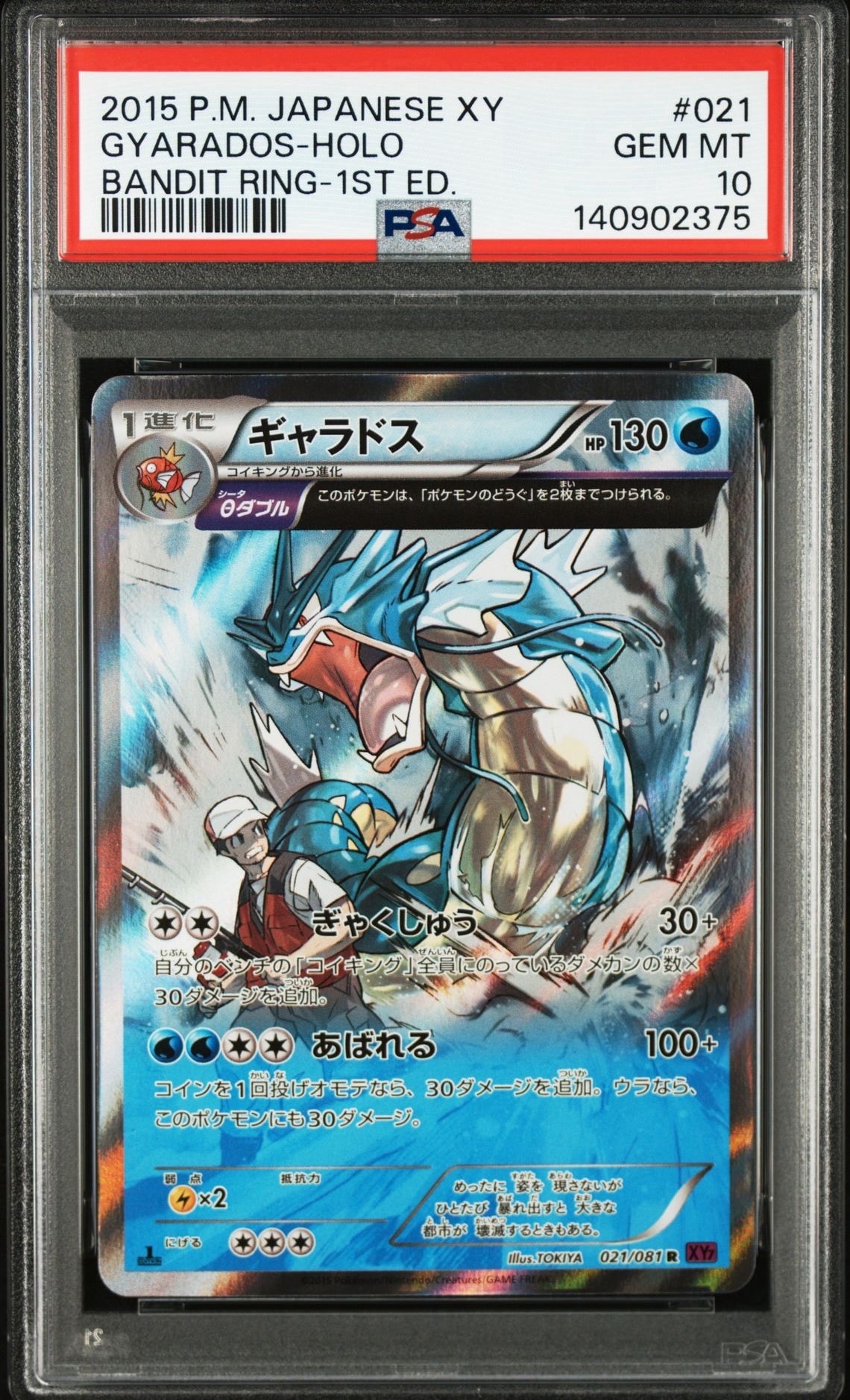 ギャラドス R :1ED [XY7 021/081](拡張パック「バンデットリング」)