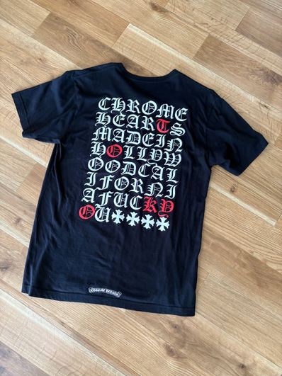 Chrome Hearts Made In Hollywood T-Shirt Tokyo Logo "Black/White/Red"