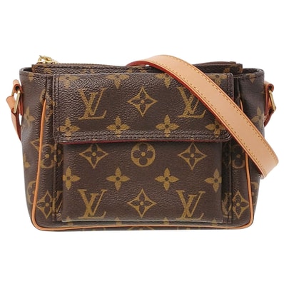 LOUIS VUITTON ルイ・ヴィトン ヴィバシテPM ショルダーバッグ M51165 モノグラム ブラウン レディース【中古】