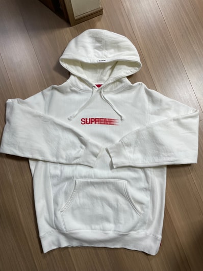 Supreme Motion Logo Hooded Sweatshirt "White" (20SS)