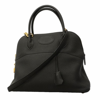【6gc2520-h】エルメス ハンドバッグ ボリード31 トリヨンクレマンス ブラック ゴールド金具 Y刻印 2wayバッグ【中古】レディース