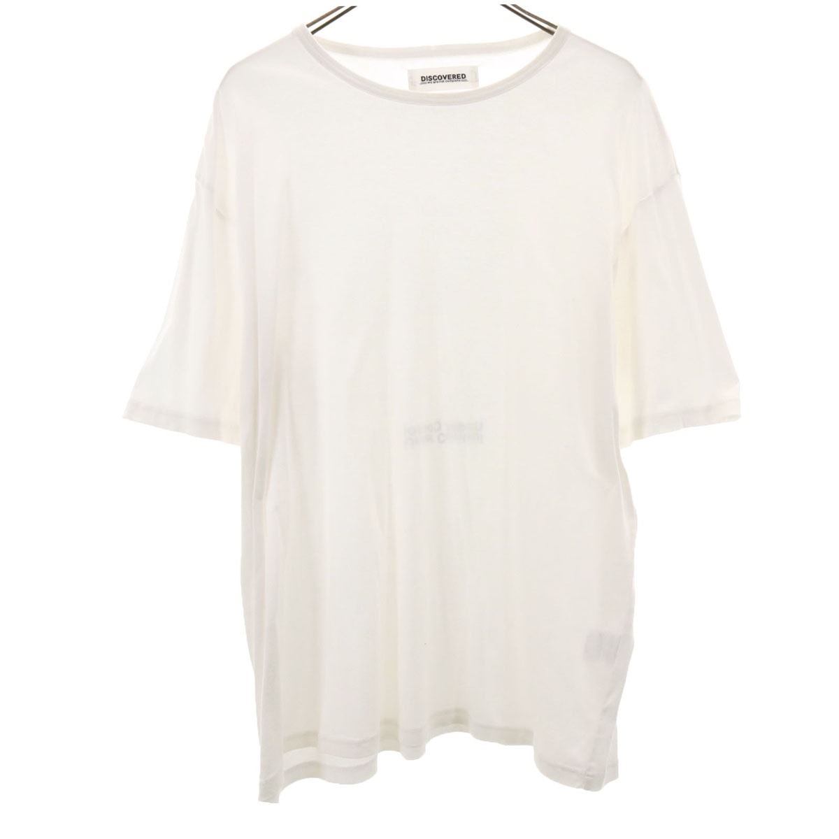 DISCOVERED ディスカバード 日本製 半袖 Tシャツ 1 ホワイト