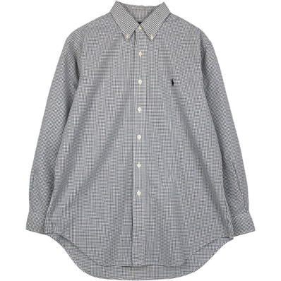 古着 ラルフローレン Ralph Lauren CLASSIC FIT 長袖 ボタンダウンチェックシャツ メンズL相当/eaa621275