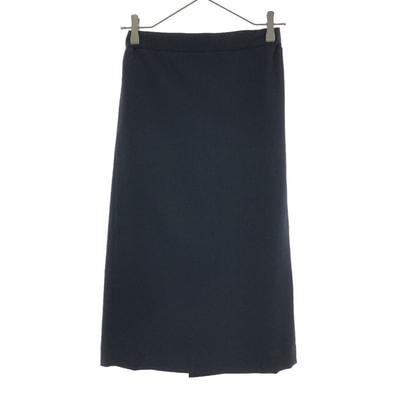 BEAMS LIGHTS ビームスライツ ミディ丈 タイトスカート 36 ネイビー