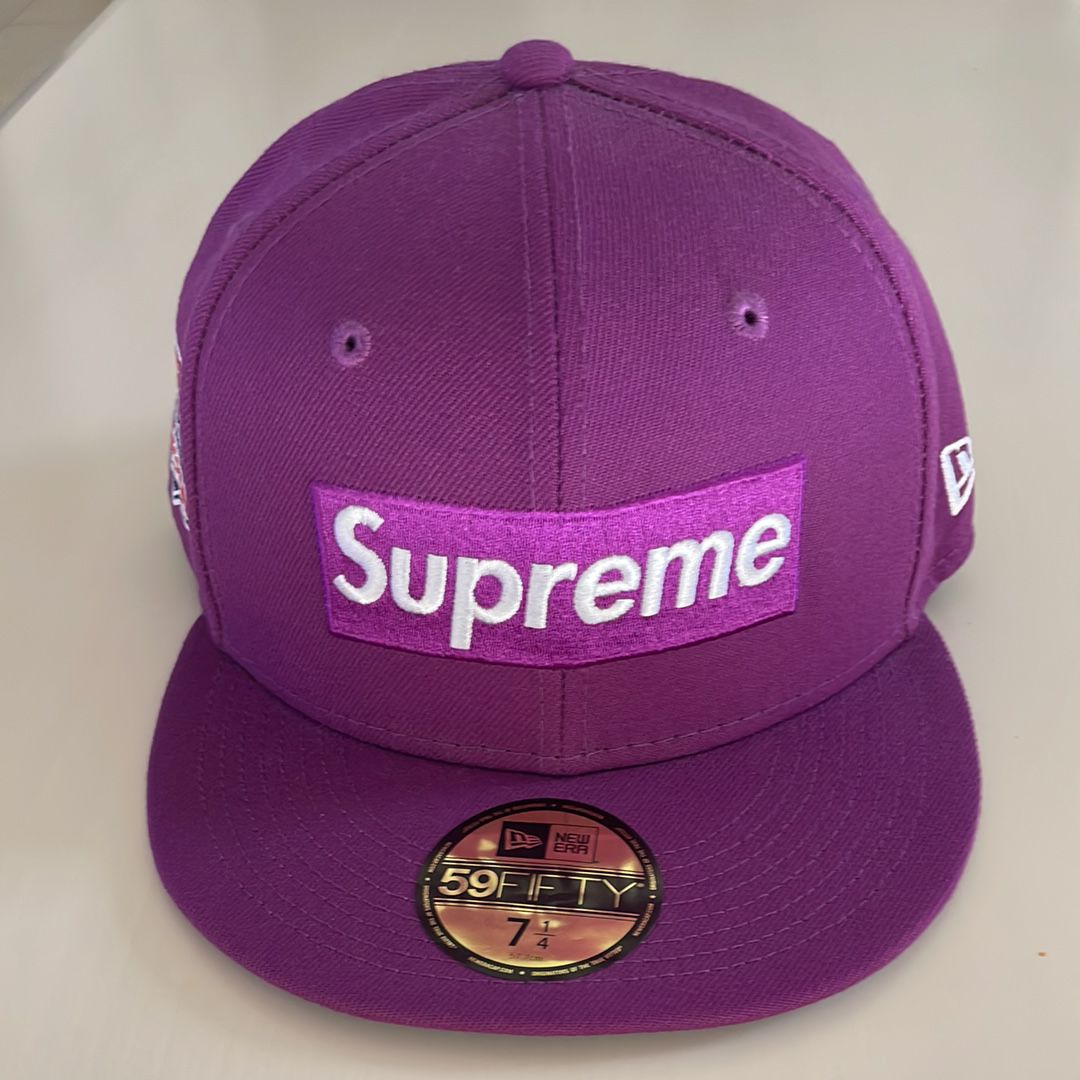 Supreme No Comp Box Logo New Era "Lavender"