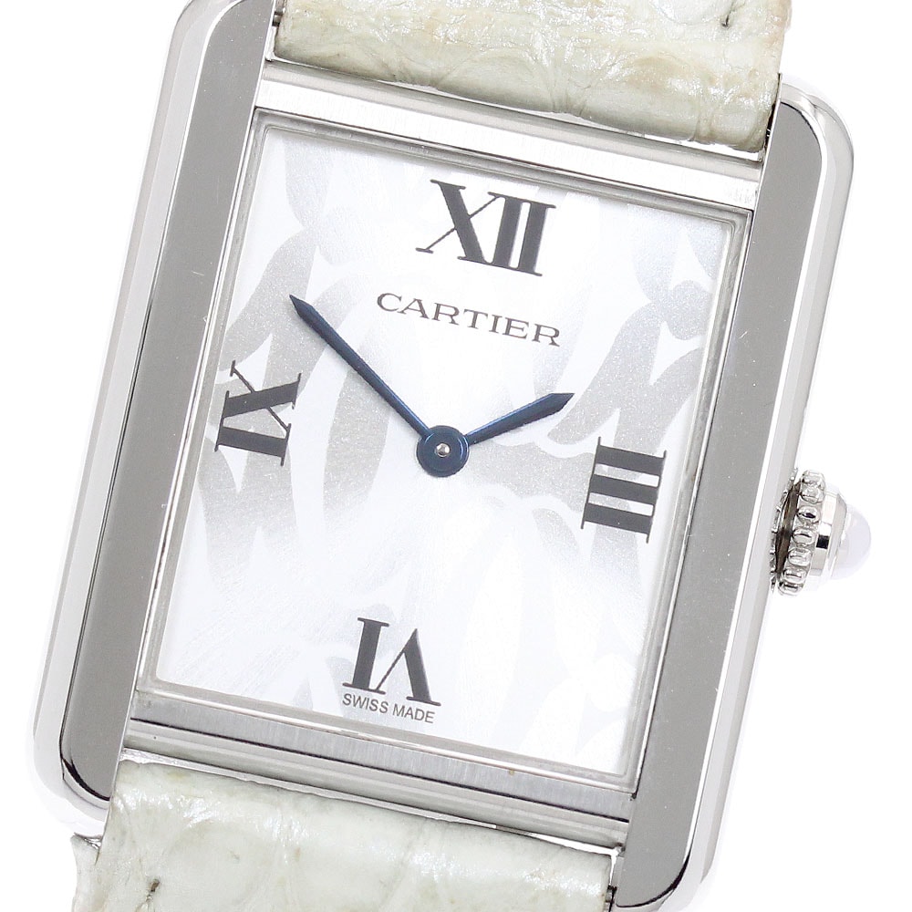 ☆良品 カルティエ タンクソロ SM クリスマス限定 レディース 【中古】