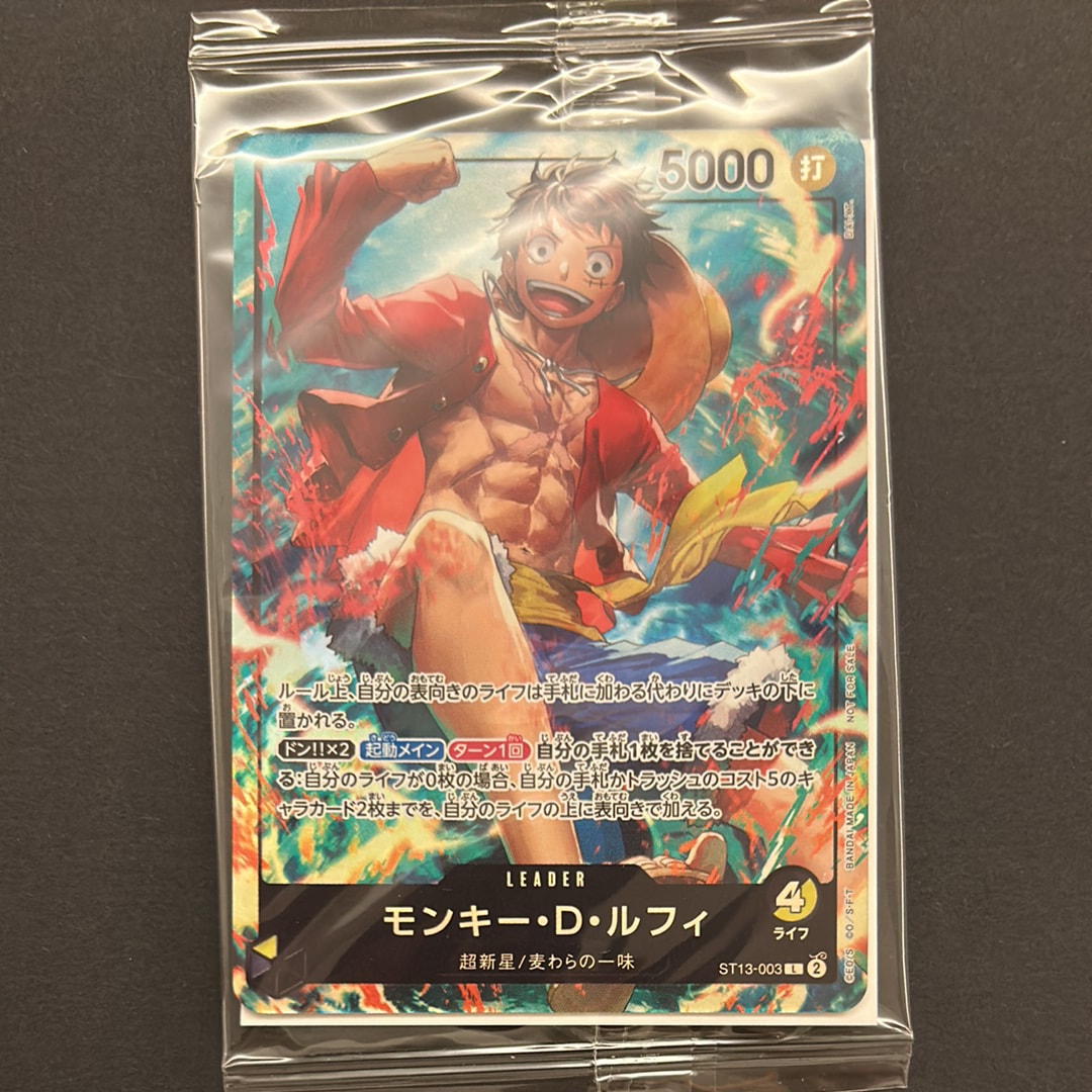 PSA10】モンキー・D・ルフィ L [ST13-003]【英語版】(プロモーション