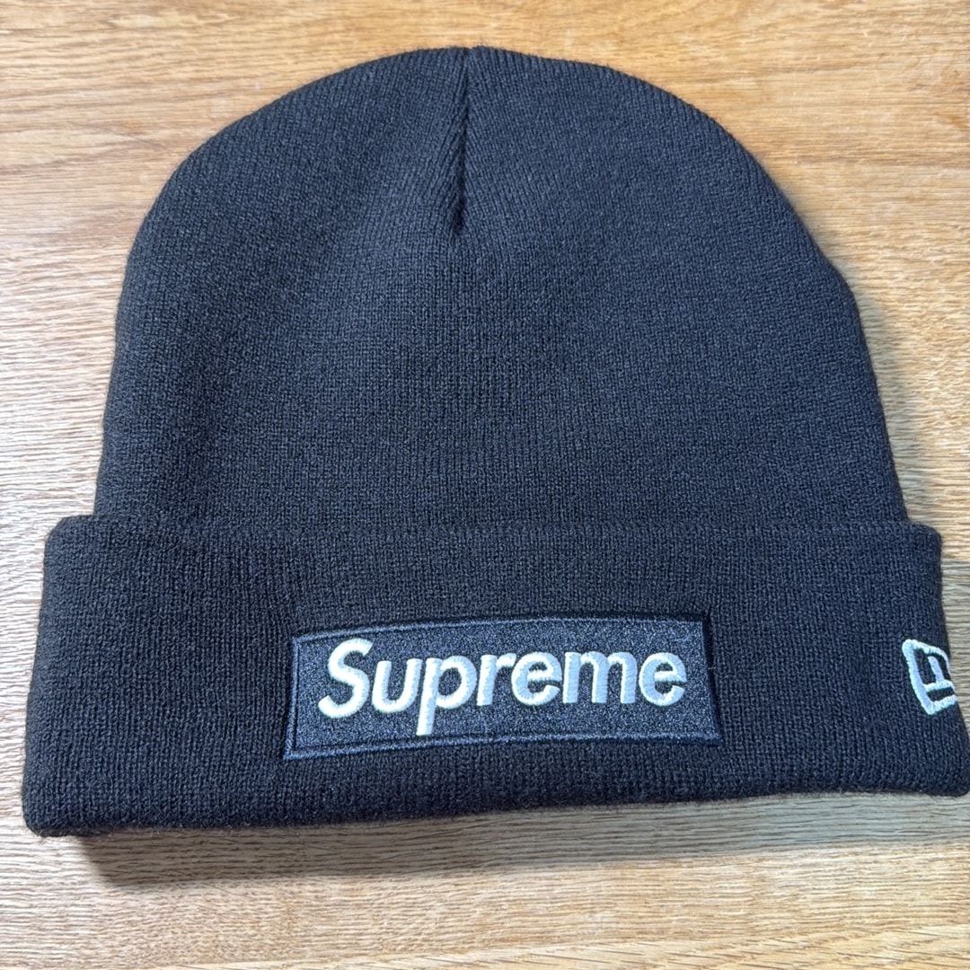 Supreme x NEW ERA Box Logo Beanie (25FW) "Black"