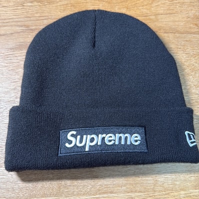 Supreme x NEW ERA Box Logo Beanie (25FW) "Black"