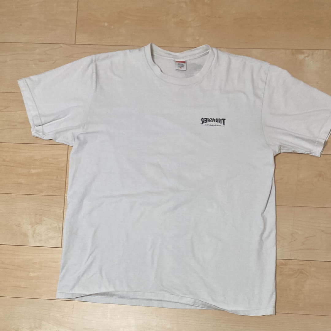 C (やや傷や汚れあり)】シュプリーム x スラッシャー クロス Tシャツ