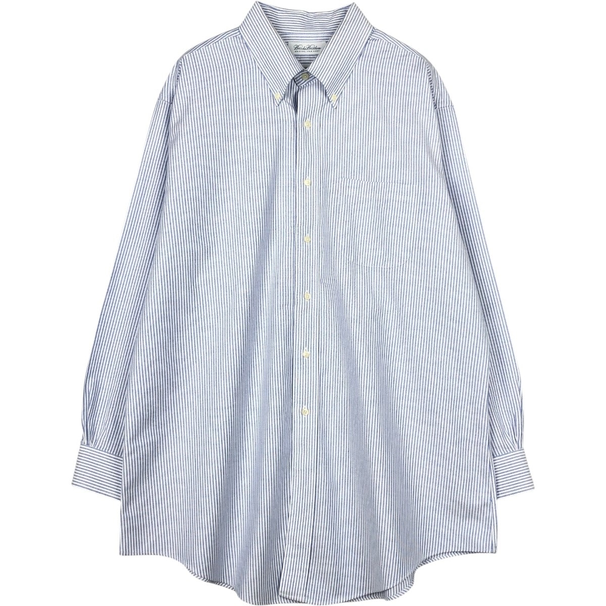 古着 ブルックスブラザーズ Brooks Brothers SLIM FIT 長袖 ボタンダウンストライプシャツ メンズXL相当/eaa666700