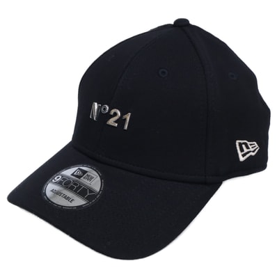 ニューエラ x N°21 ヌメロヴェントゥーノ 【美品】9FORTY EASY SNAP メタルロゴ スナップバック キャップ
