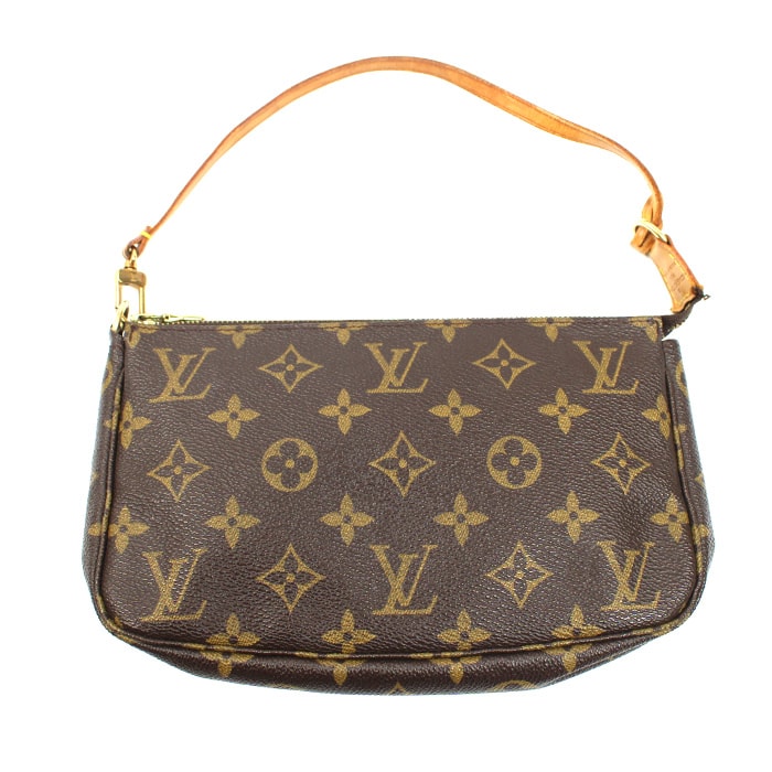 LOUIS VUITTON ルイ・ヴィトン ポシェット アクセソワール ポーチ モノグラム ブラウン M51980 VI0020 レディース【中古】