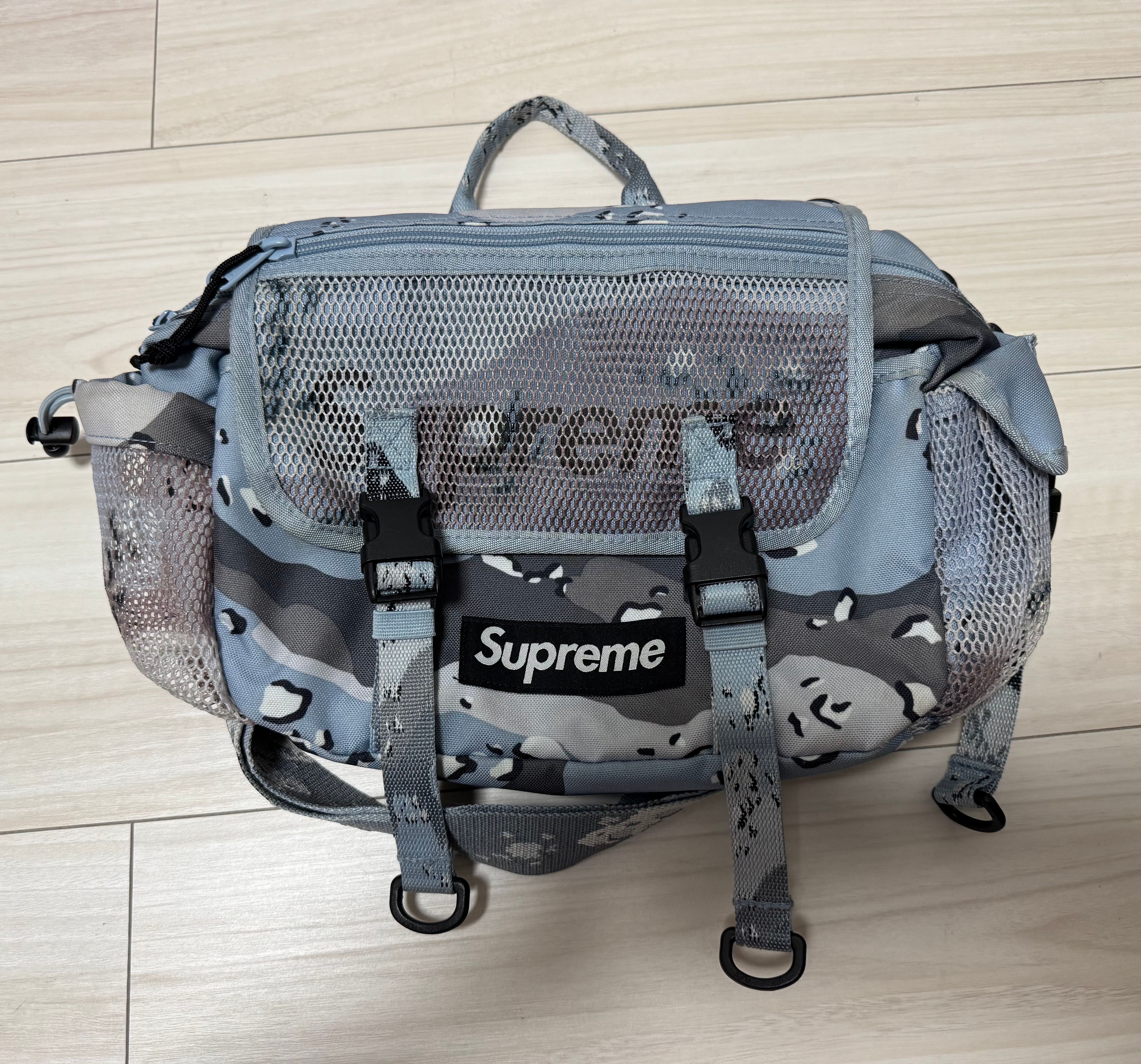 シュプリーム 20SS ウエスト バッグ "カモ ブルー"