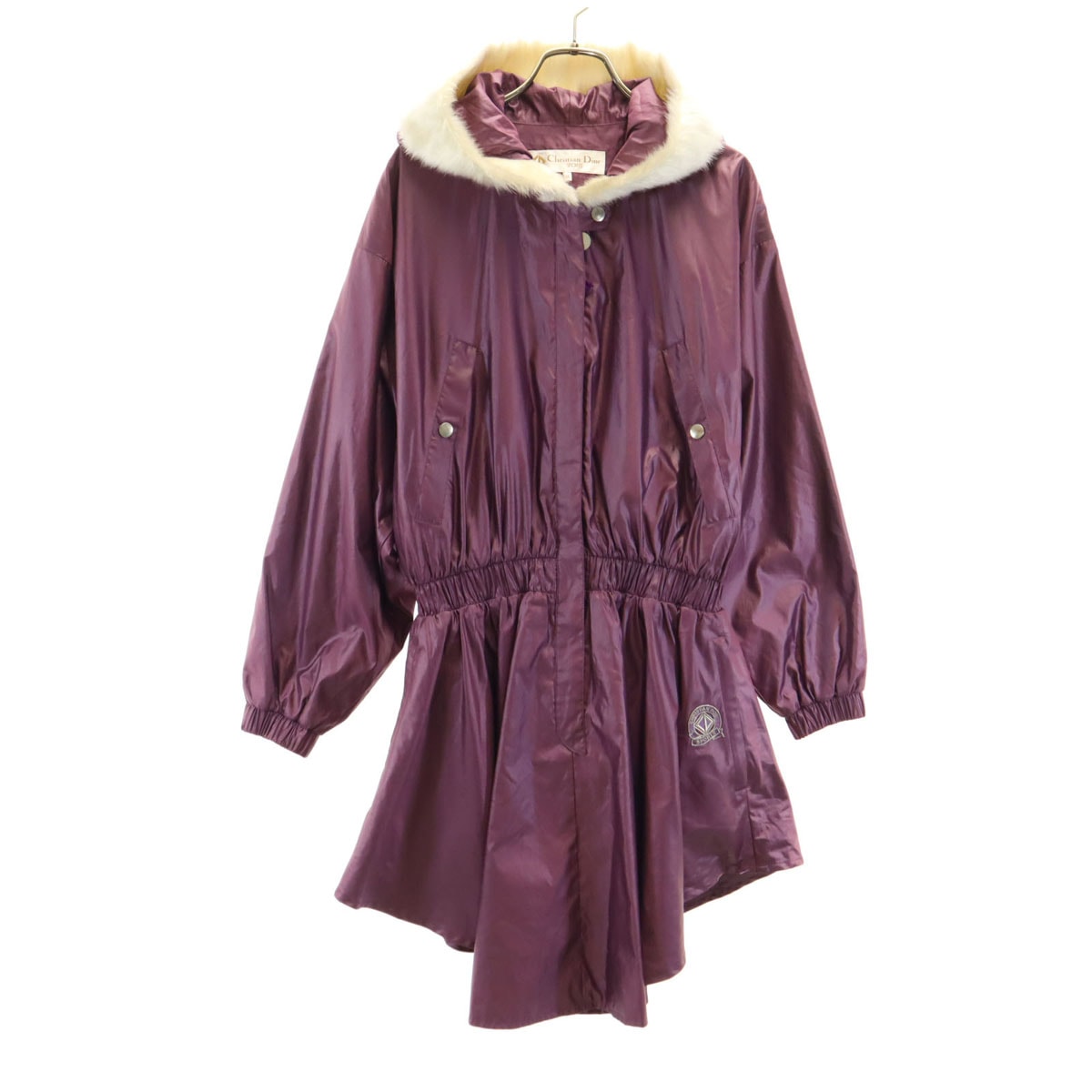 Christian Dior SPORTS クリスチャンディオールスポーツ 90s オールド プルオーバー コート M 赤紫