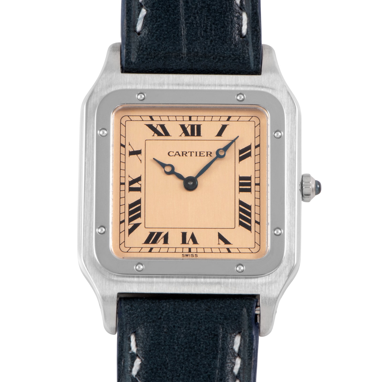 CARTIER カルティエ サントスデュモンLM W1516651 世界90本限定 サントスデュモン90周年 コパー 15751  Pt950【中古】