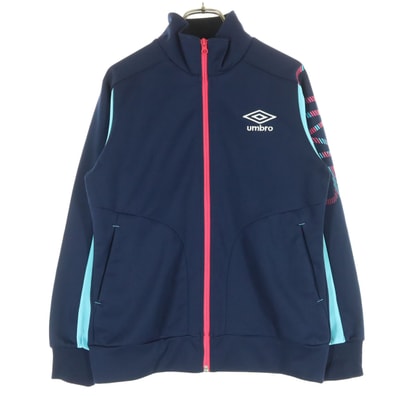 umbro アンブロ ワンポイントロゴ 長袖 トラックジャケット M ネイビー ジャージ