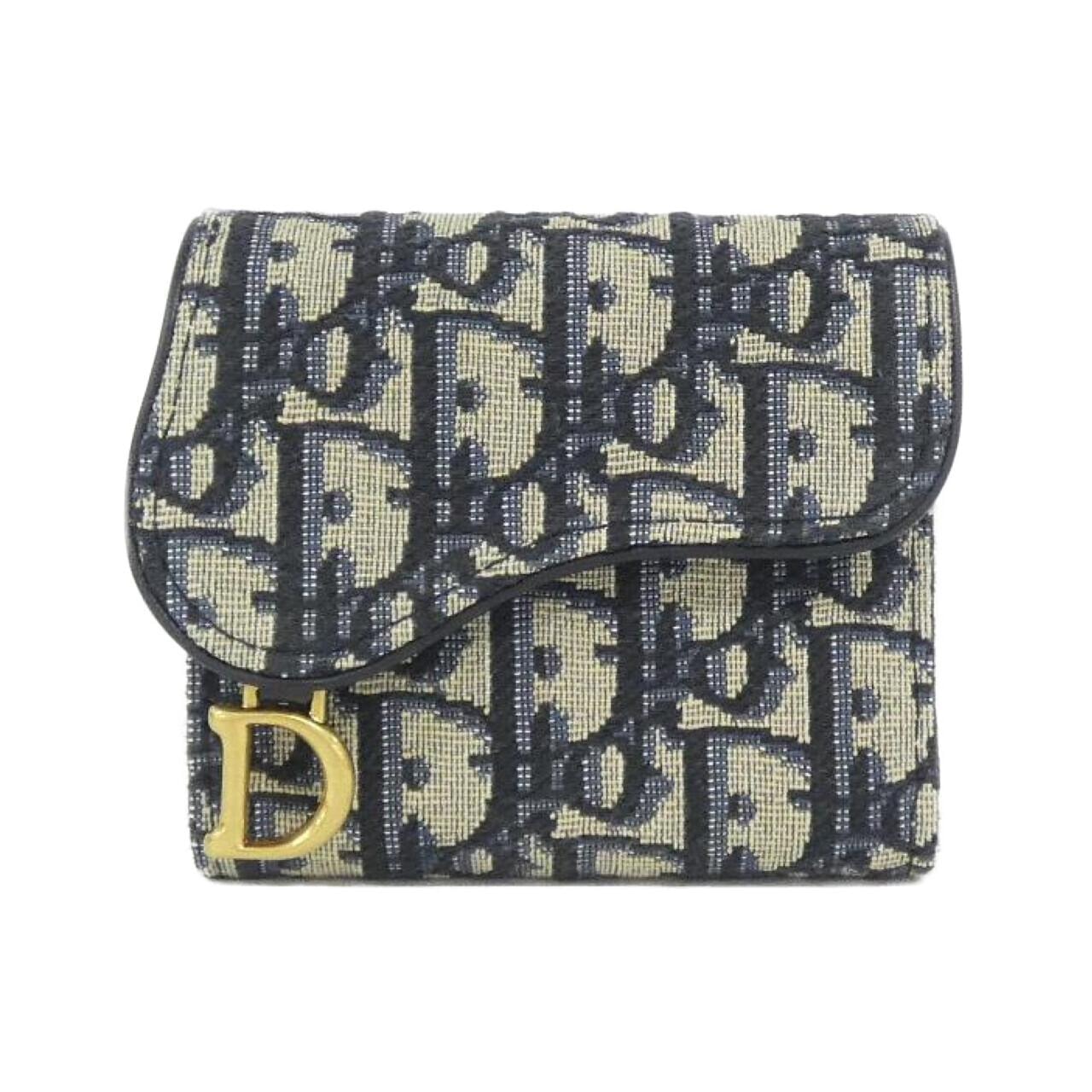 【未使用品】クリスチャンディオール DIOR OBLIQUE サドル ロータス ウォレット S5652CTZQ 財布