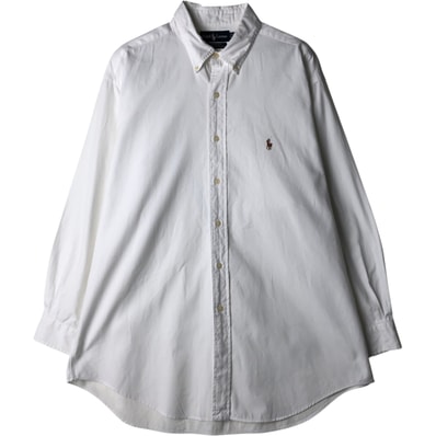 古着 ラルフローレン Ralph Lauren YARMOUTH 長袖 ボタンダウンシャツ メンズXL相当/eaa458860