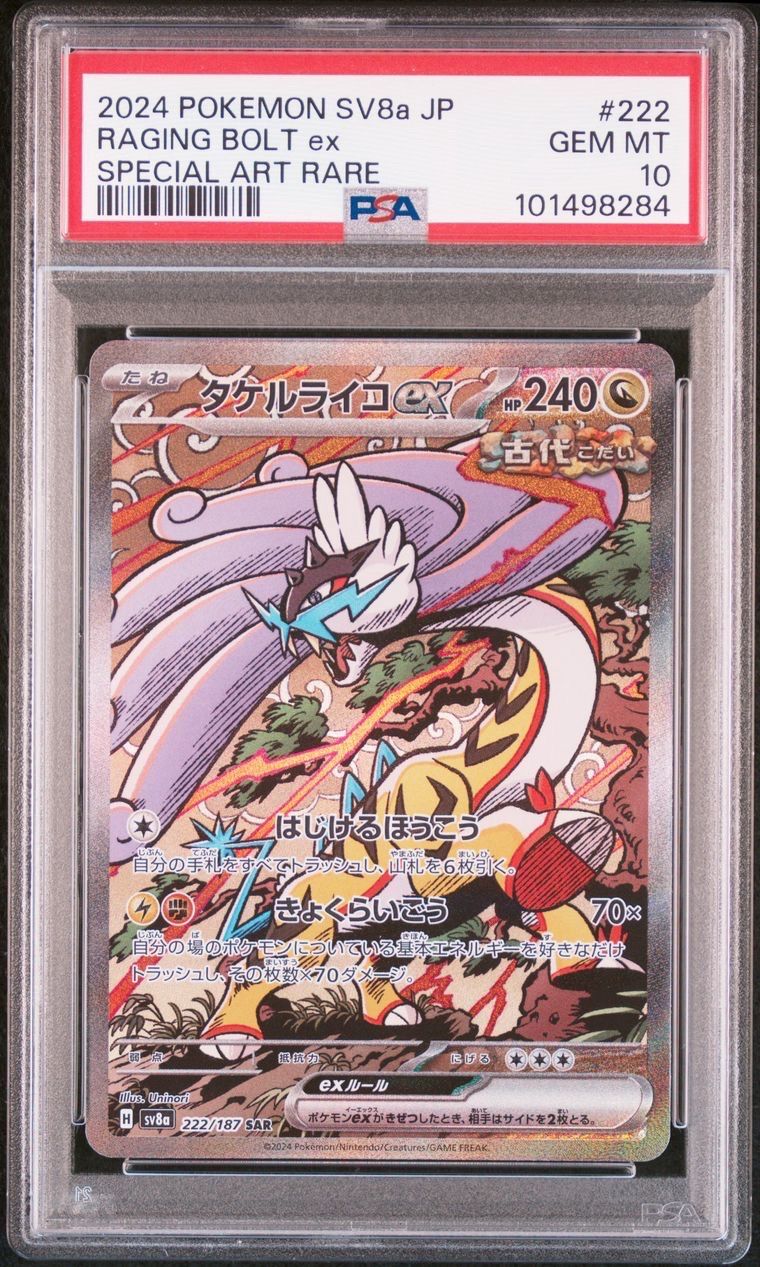 タケルライコex SAR [SV8a 222/187](ハイクラスパック「テラスタルフェスex」)