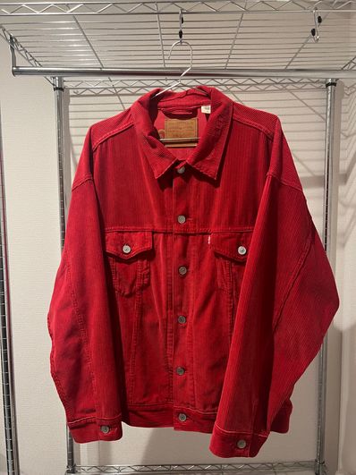 LEVI'S x Girl’s Don’t Cry TypeIII Tracker Jacket "Red" / VERDY