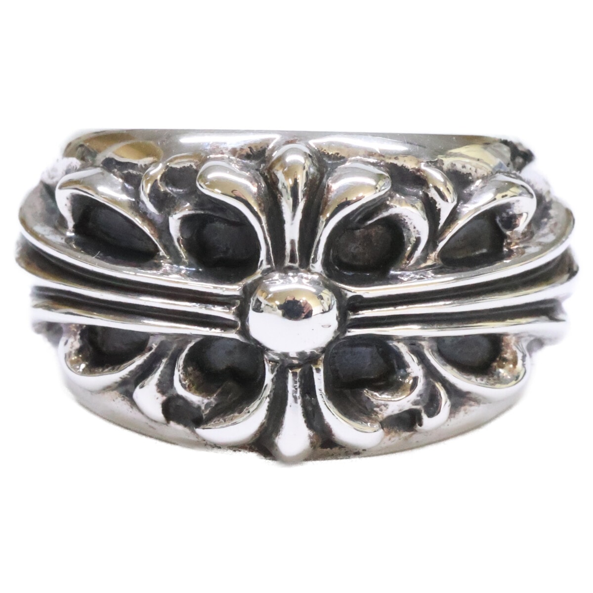 Chrome Hearts Floral Cross Ring "Silver"