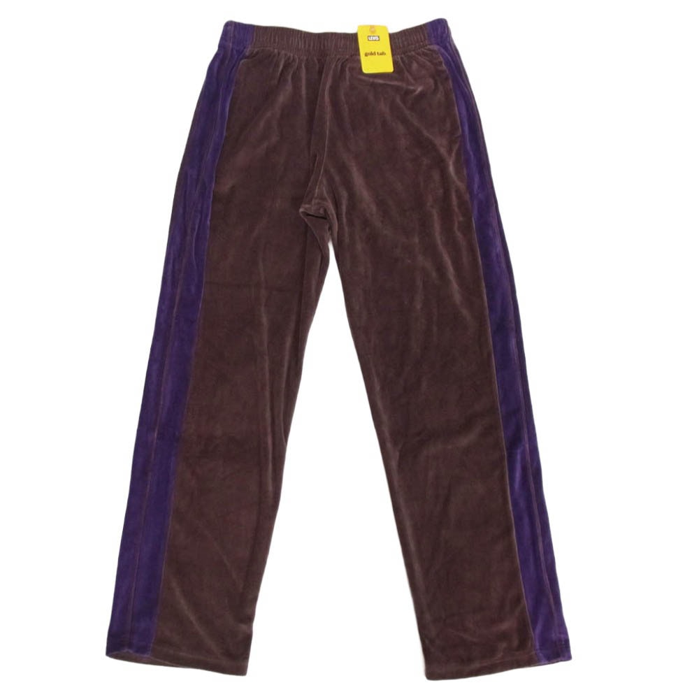 Levi's リーバイス A5700-0000 gold tab ゴールドタブ  VELOUR PANT ベロア トラック パンツ ブラウン系 L【新古品】【未使用】【中古】