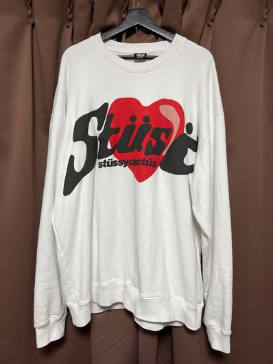 Stussy CPFM HEART CREW "White"